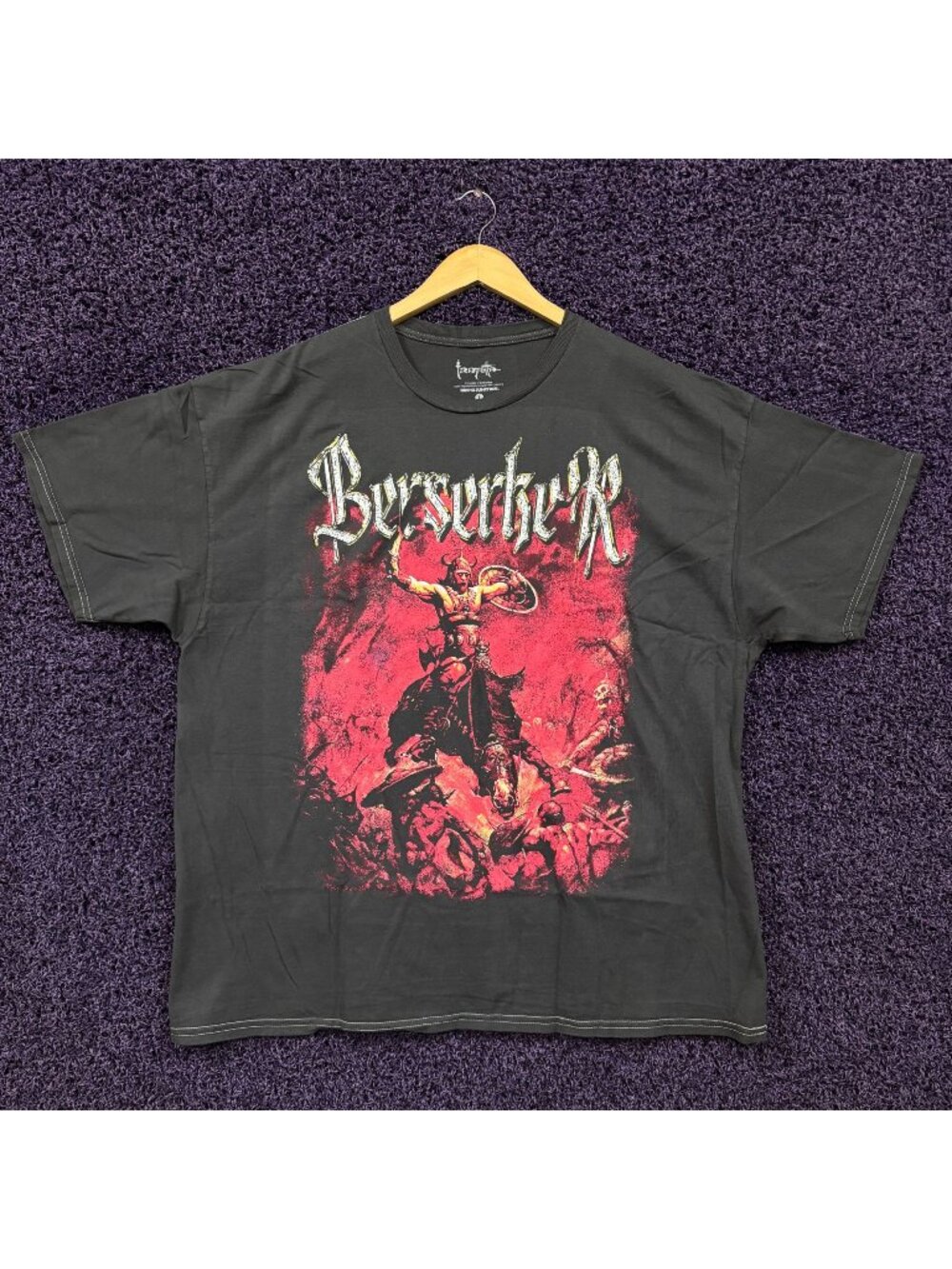 Frazetta Berserker T-Shirt Size Large